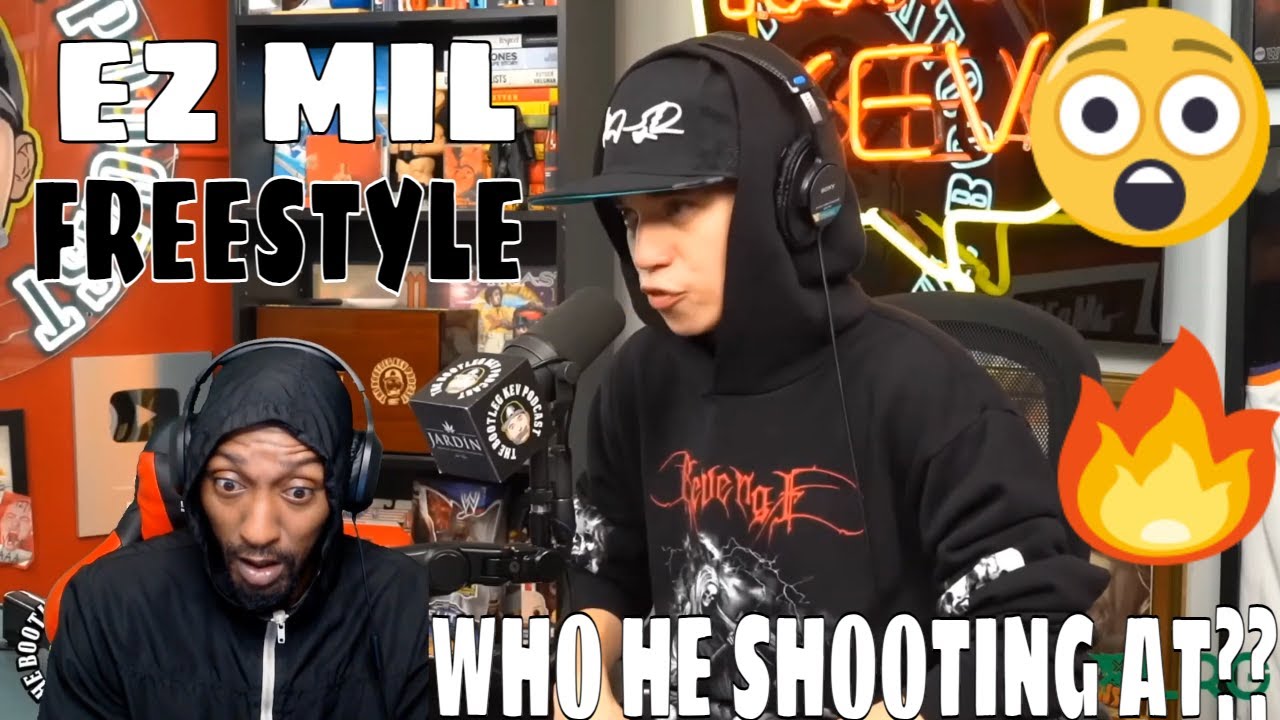 WHO EZ SHOOTING AT?? Ez Mil (Shady/Aftermath Artist) Freestyle on The Bootleg Kev Podcast (REACTION)