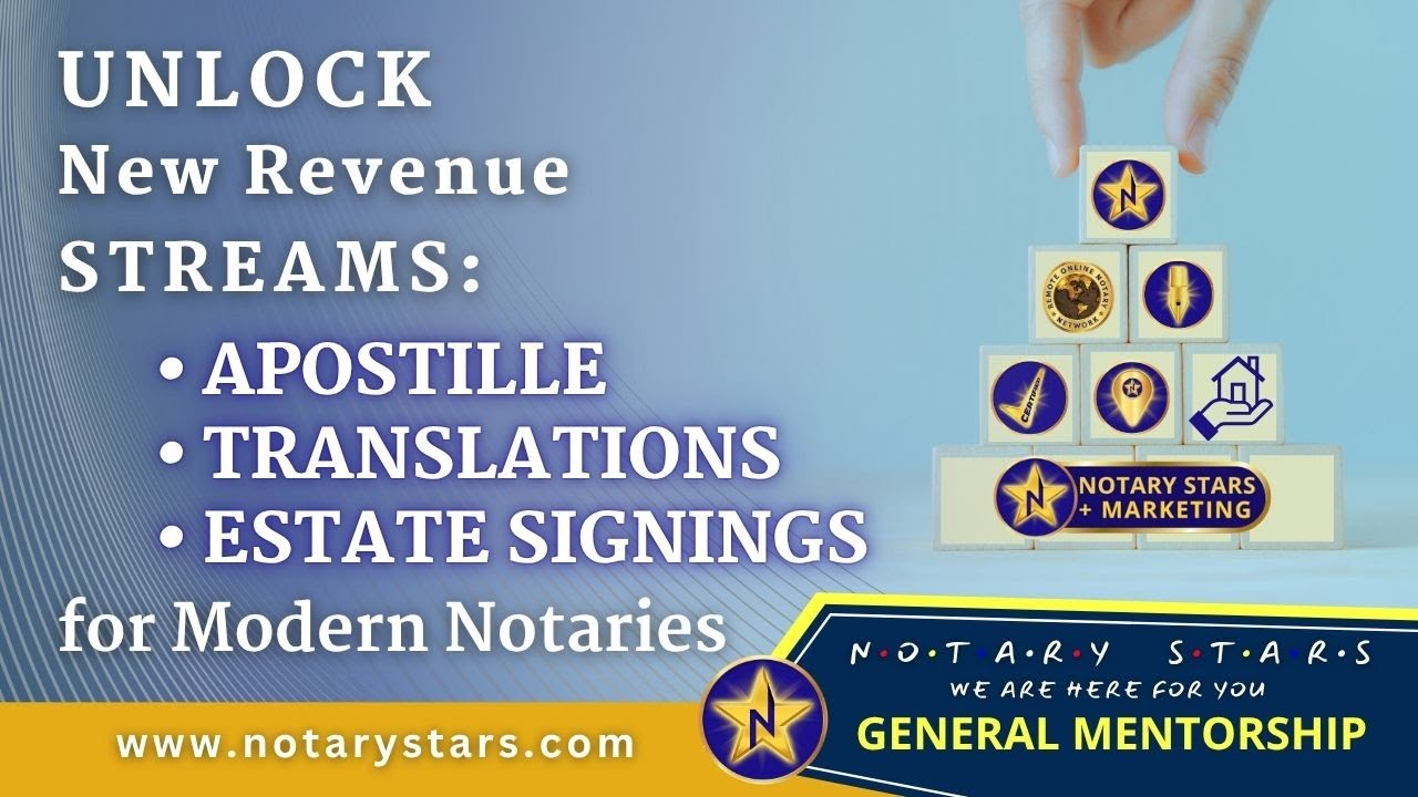 Unlock New Revenue Streams: Apostille, Translations, and Estate Signings for Modern Notaries