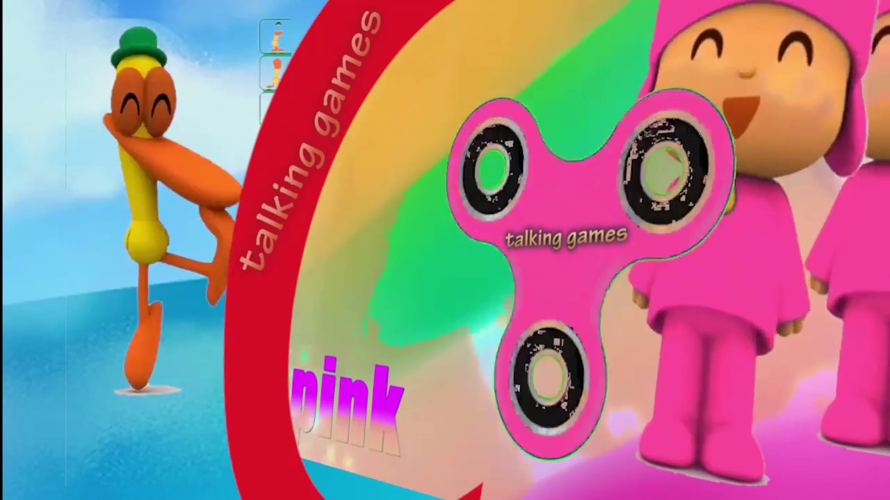 Baby Learn Colors Kids Animation Cartoon Colors Spiner and Pato