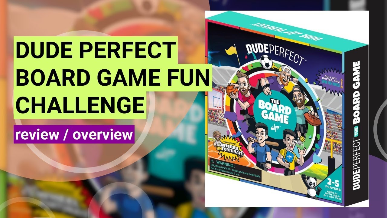 Dude Perfect The Board Game Review: Ultimate Family Fun Night!