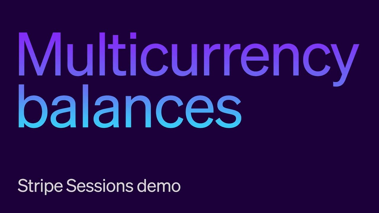 DEMO: Multicurrency balances