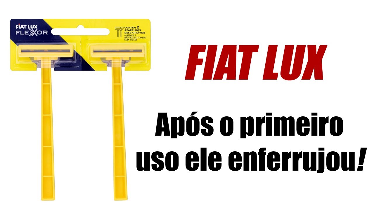 Barbeador Fiat Lux enferrujou 😲