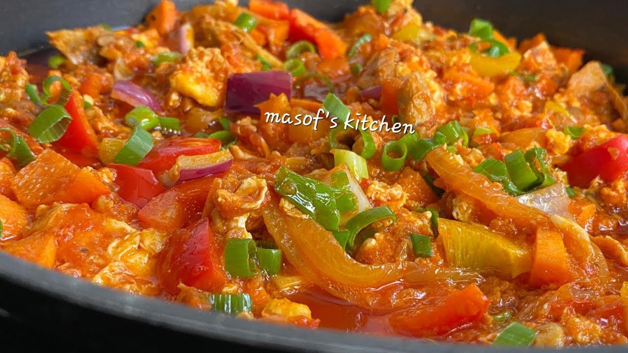 Super Easy Tomato Egg Sauce// Egg Stew/@MasofsKitchen