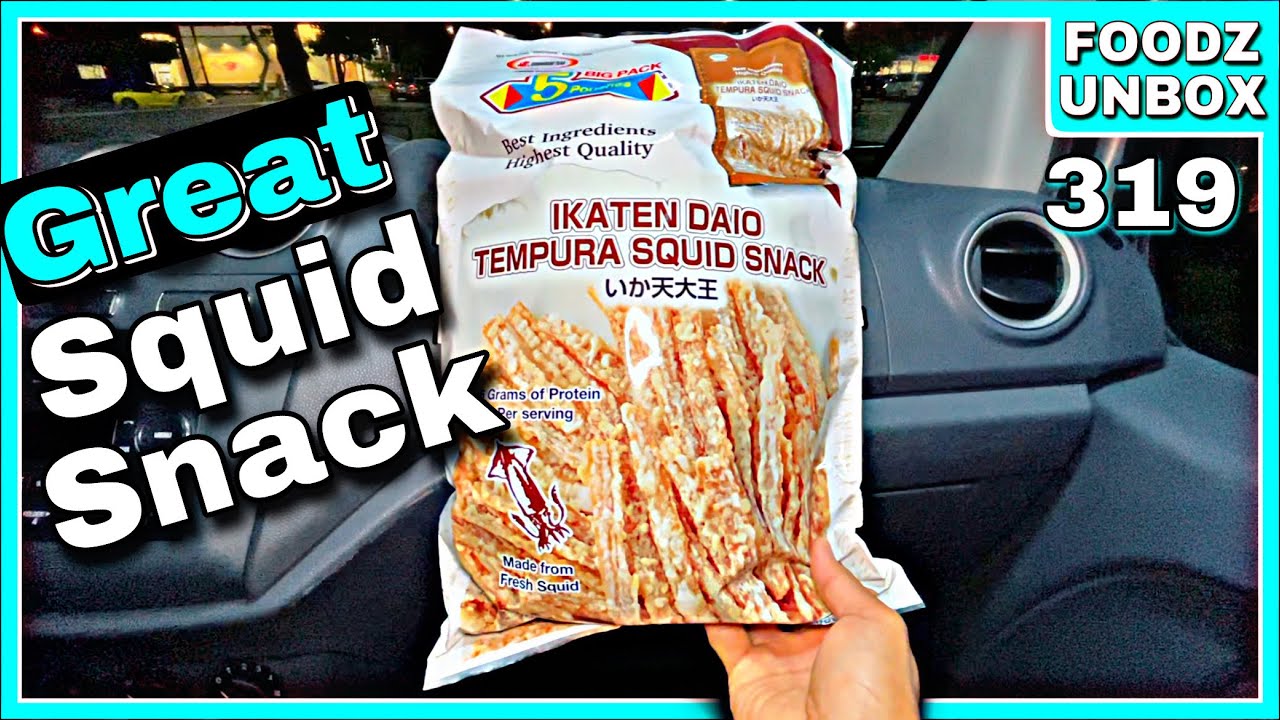 Maruesu Ikaten Daio Tempura Squid Snack - Foodz Unbox 319