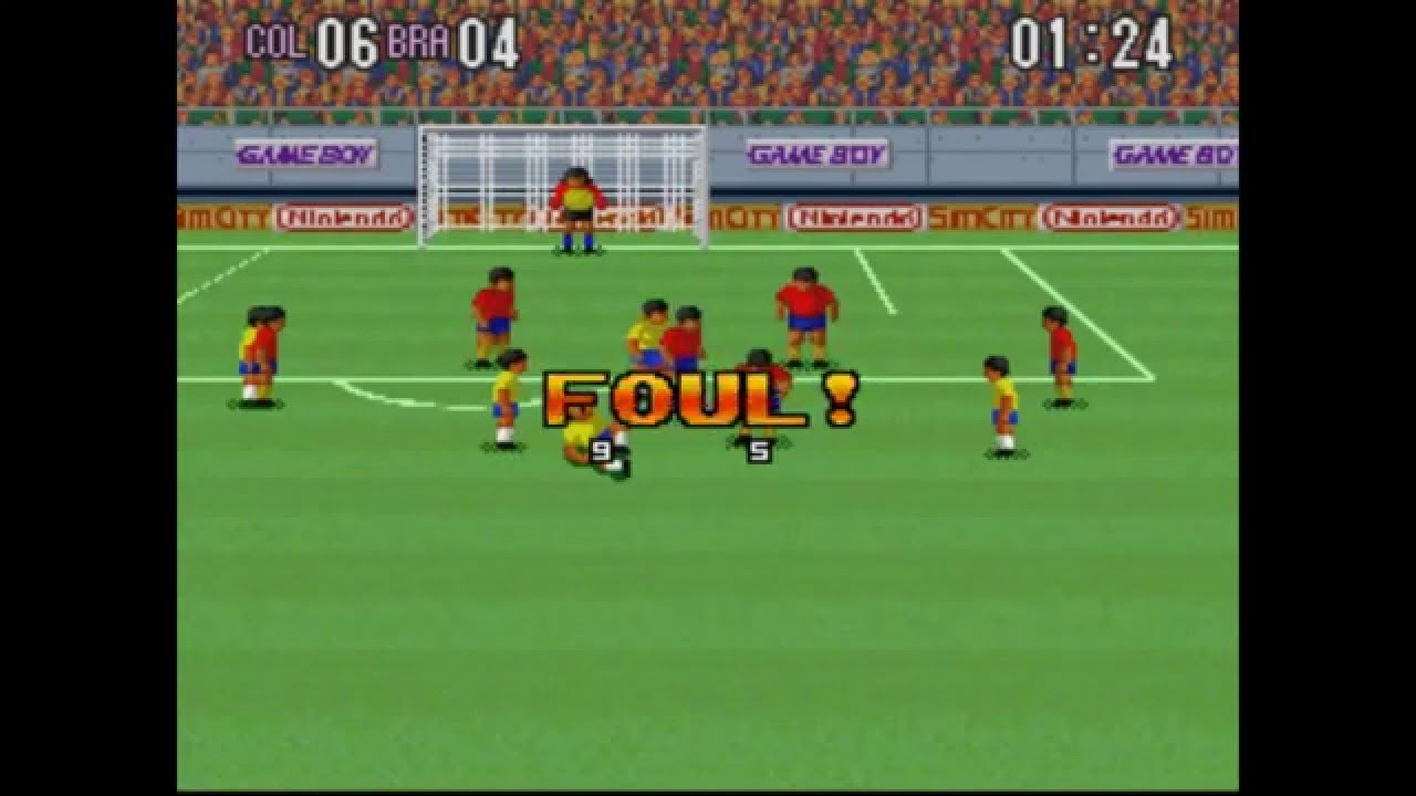 Super Soccer - Super Nintendo Snes - Colombia + Etiqueta del futbolero