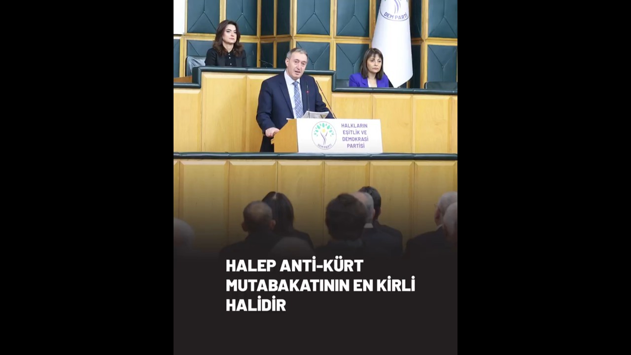 Tuncer Bakırhan:Halep'te Kürt'ün kafasına bomba yağdırmak, anti-Kürt mutabakatının en kirli halidir.