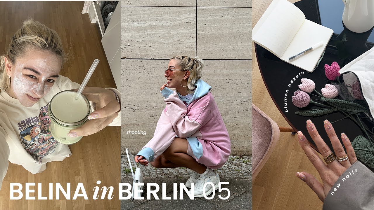 BELINA in BERLIN 05; Blumen häkeln, Content Creation & alleine sein kann auch schön sein!