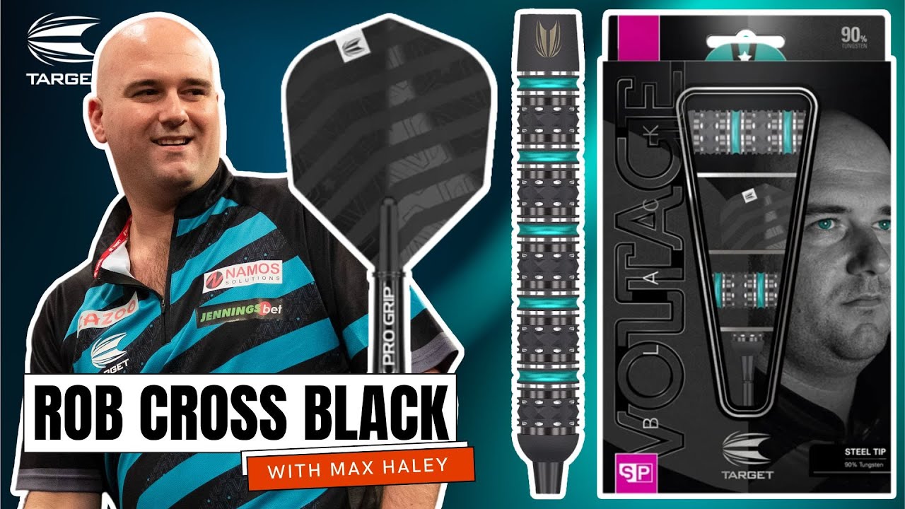 Обзор Target Darts от Роба Кросса Black Edition с Максом Хейли