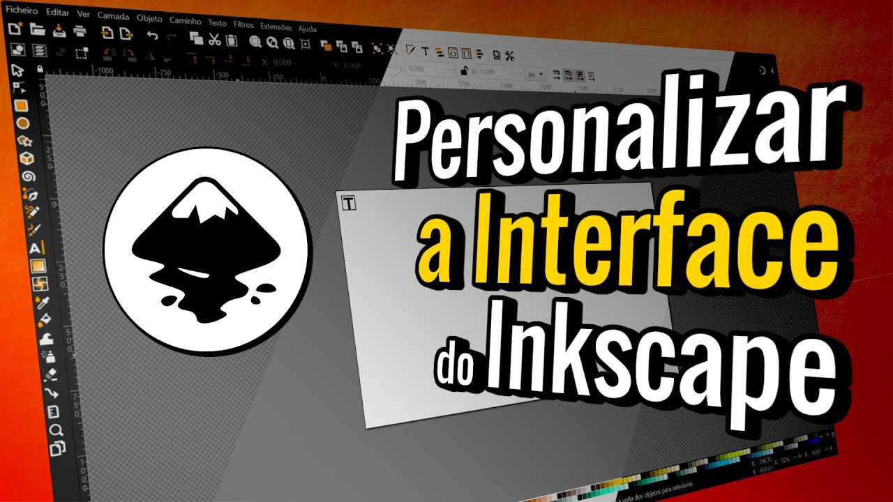 Personalizar e alterar a interface do Inkscape: cores, tamanhos...