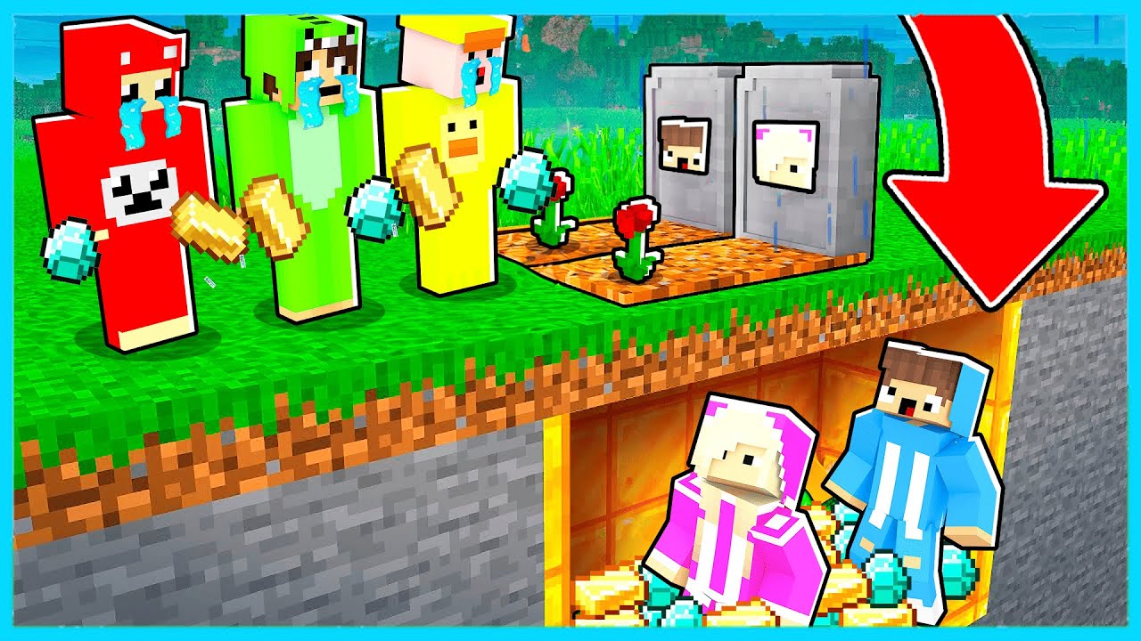 MIPAN & ZUZUZU PURA PURA MATI UNTUK MENJADI KAYA DI MINECRAFT! PRANK TEMAN NYA