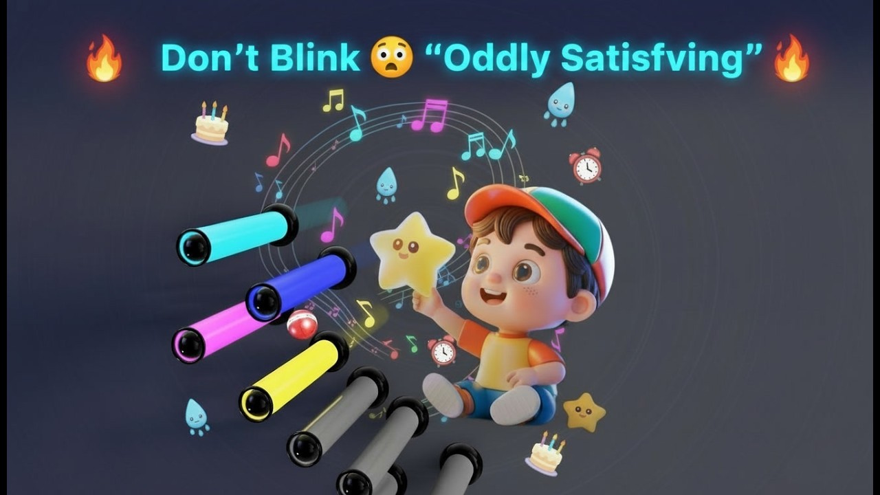 🌈 Satisfying Marble Run ASMR 🎵  Relaxing Music for Stress Relief & Oddly Satisfying Video