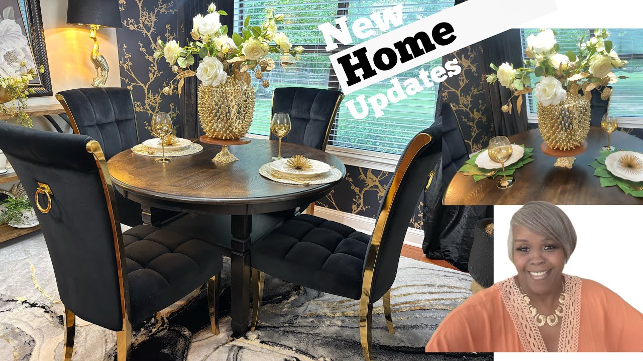 DECORATE WITH ME / NEW CHAIRS /NEW RUG / GOVEE OUTDOOR LAMPPOST