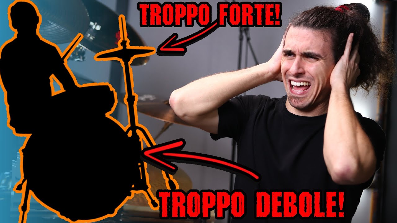 L'ERRORE che vedo di più nei batteristi PRINCIPIANTI!