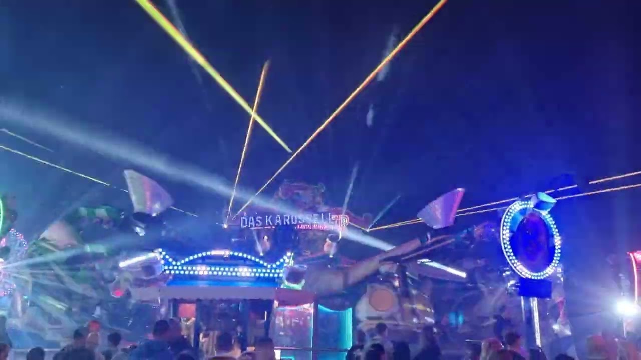 Blasheimer Markt Entertainer  Karussell Müller Volklandt TOP Lichtshow sehr gutes Entertainment !!!