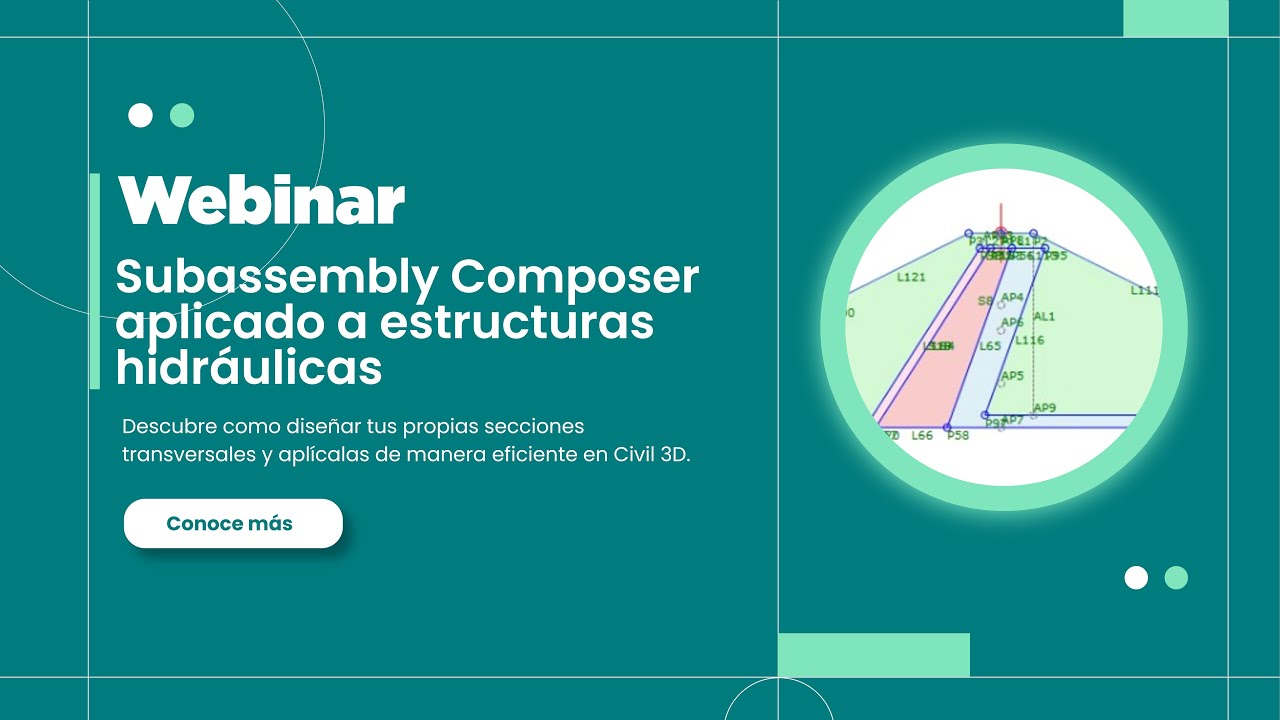 WEBINAR: Subassembly Composer aplicado a estructuras hidráulicas