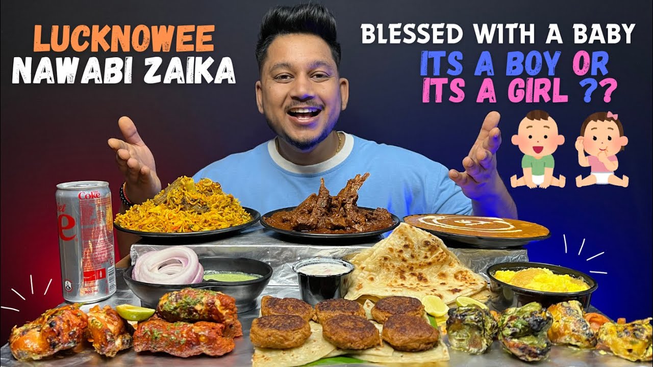 Mutton Galouti Kebab | Bhuna Ghost | Mutton Dum Pukht Biryani | Awadhi Dal | Lucknowi Food Mukbang