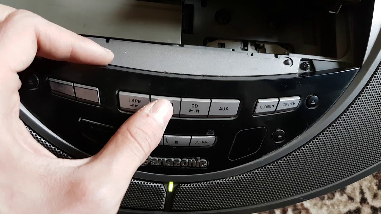 Panasonic rx-ed707 первое включение и внешний осмотр
