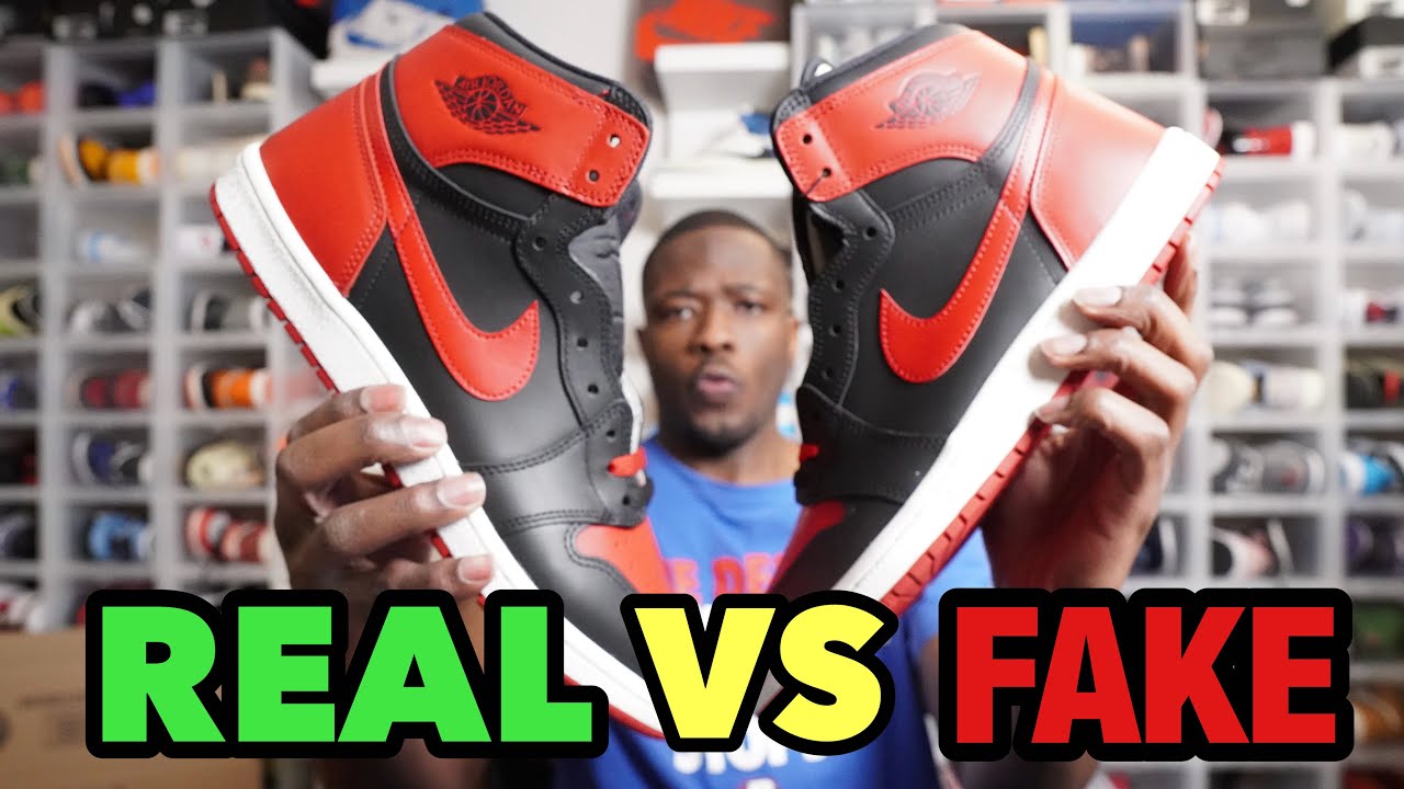 Jordan 1 High 85&rsquo; Bred Real Vs Fake | ОБЯЗАТЕЛЬНО К ПРОСМОТРУ