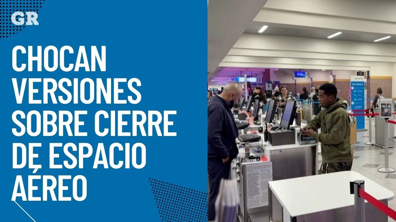 Chocan versiones sobre cierre de espacio aéreo de El Paso