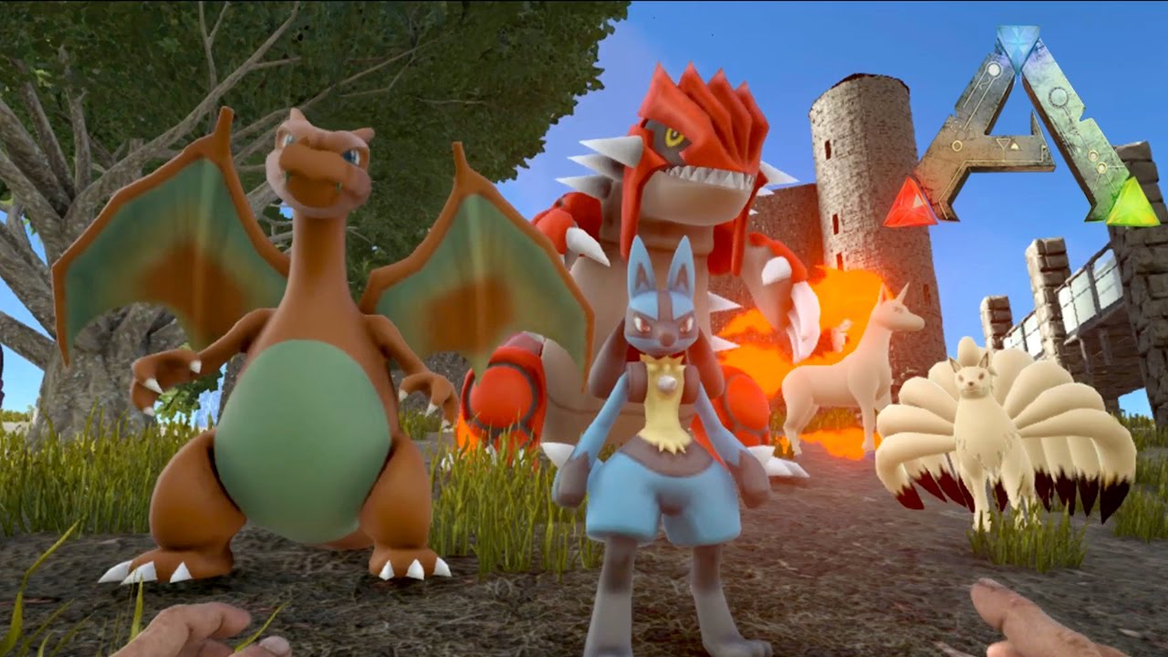 Ark Survival Evolved - LEGENDARY POKEMON IN ARK!! Mystic Academy Mod (Ark Survival Modded Gameplay)