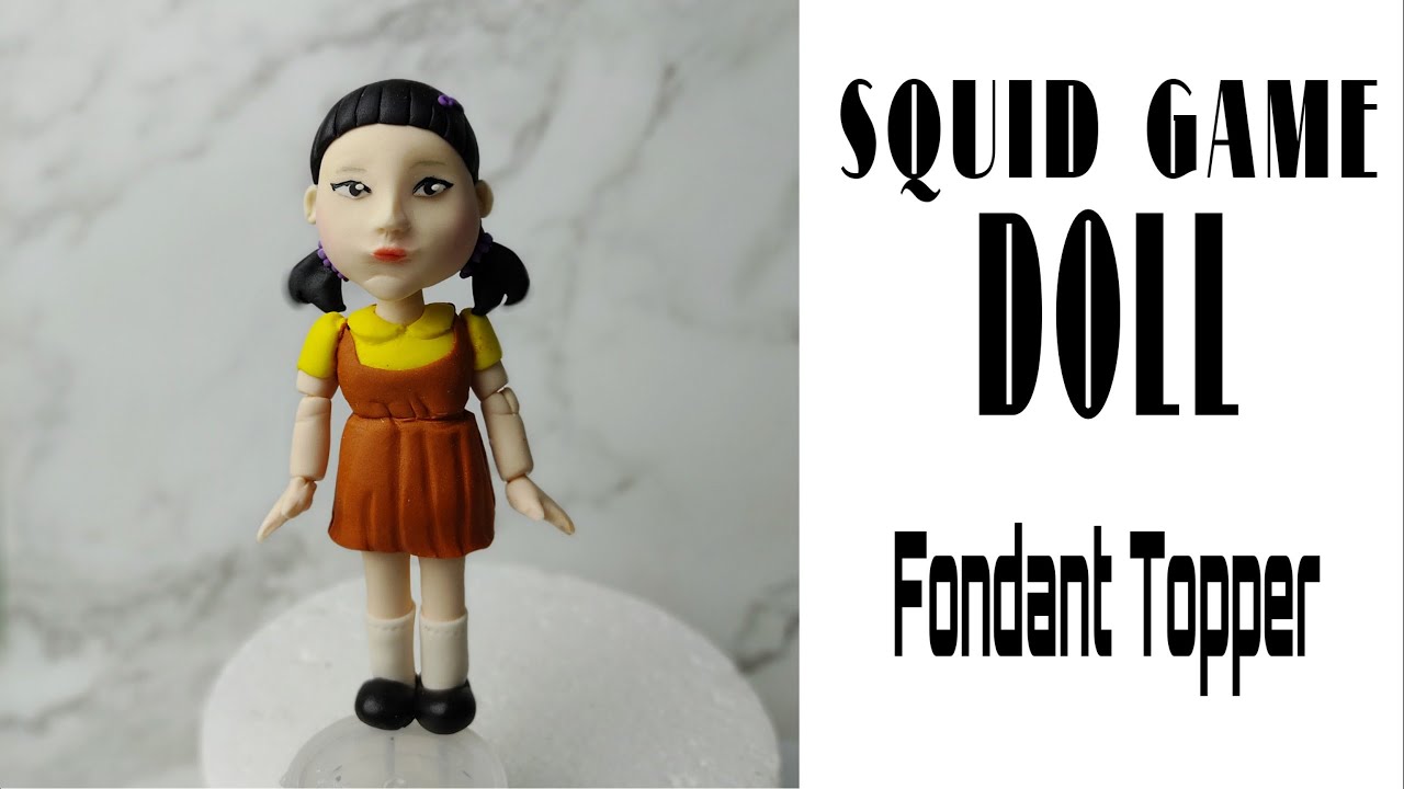 Squid game Doll Fondant Topper