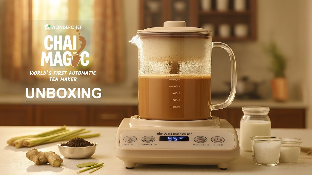 Распаковка Wonderchef Chai Magic &mdash; первой в мире автоматической машины для приготовления чая