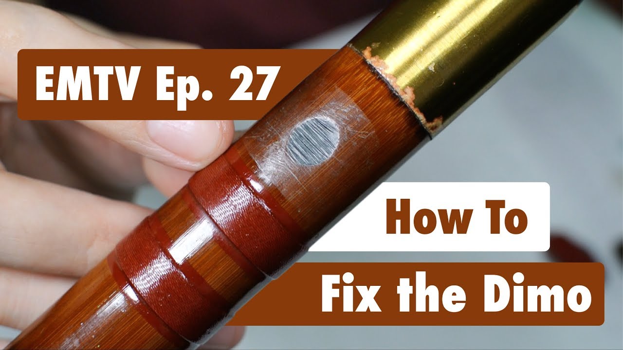 EMTV Ep 27 - How to Fix Dimo on a Dizi (Chinese Bamboo Flute Membrane Tutorial)