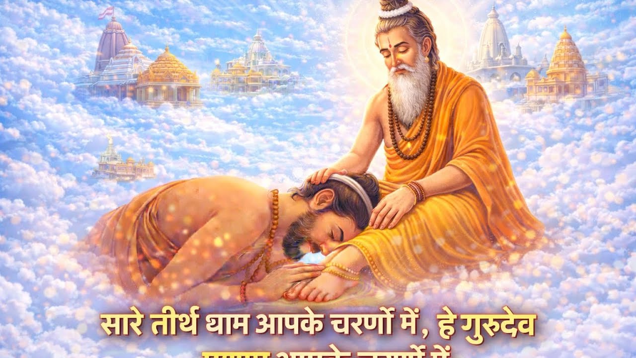 सारे तीर्थ धाम आपके चरणों में | हे गुरुदेव प्रणाम आपके चरणों में | भावपूर्ण गुरु भजन