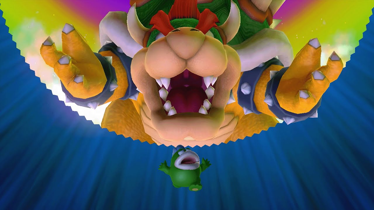 Mario Party 10 - Spike, Mario, Wario, Rosalina vs Bowser - Mushroom Park