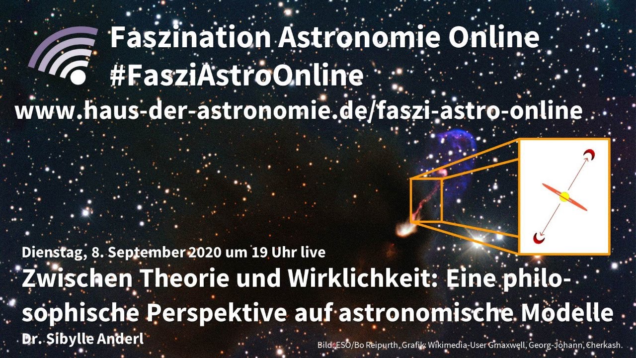 Zwischen Theorie und Wirklichkeit - Sibylle Anderl bei Faszination Astronomie Online