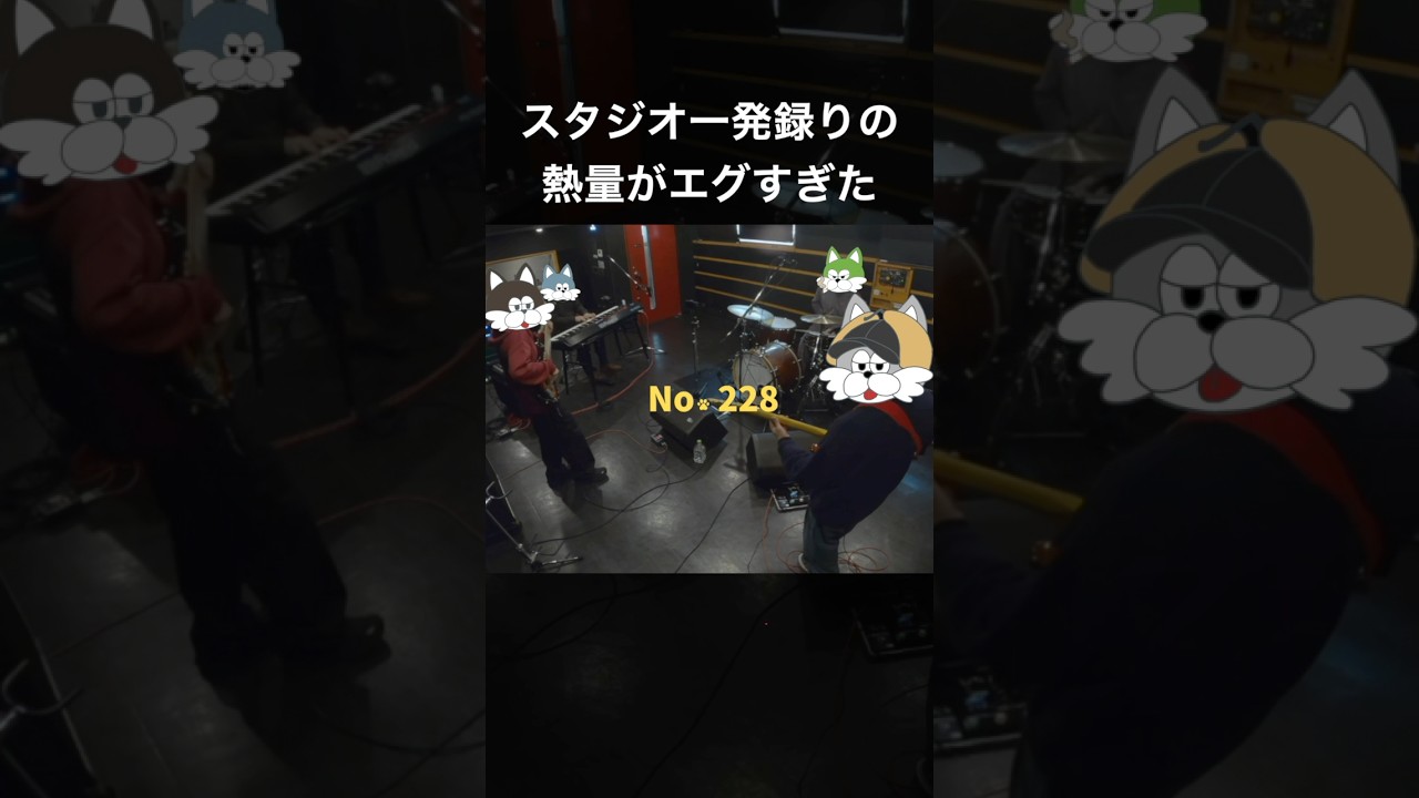 スタジオ一発撮りの熱量がエグすぎた。 #BistroCatClub #shorts #フリーbgm