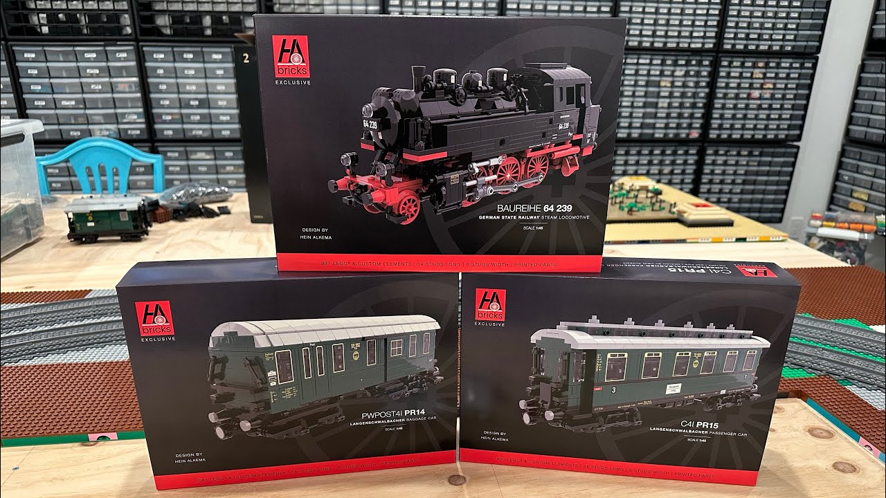 LEGO Trains - HA Bricks LEGO Locomotive And Train Car Delivery