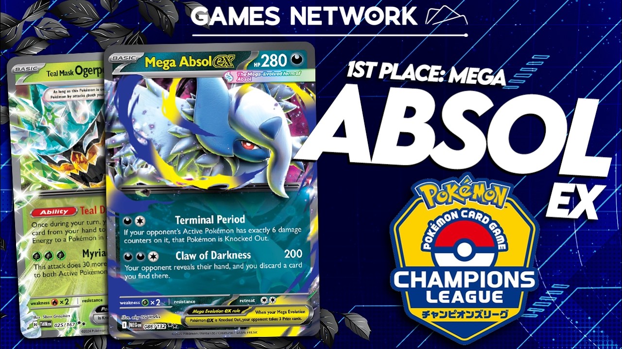 1st Place Deck Profile: Mega Absol ex Toolbox (Hand Disruption) - Champions League Fukuoka (2026) 👺