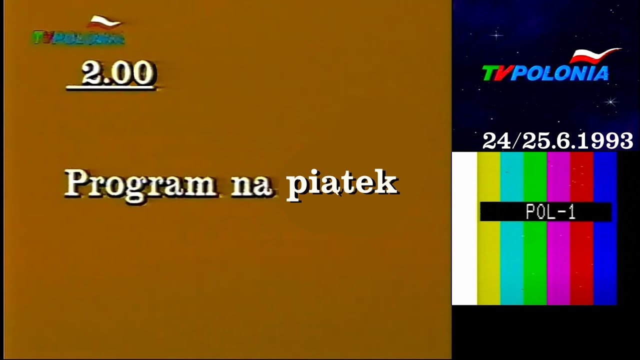 Polonia - zakończenie programu - 24/25.6.1993