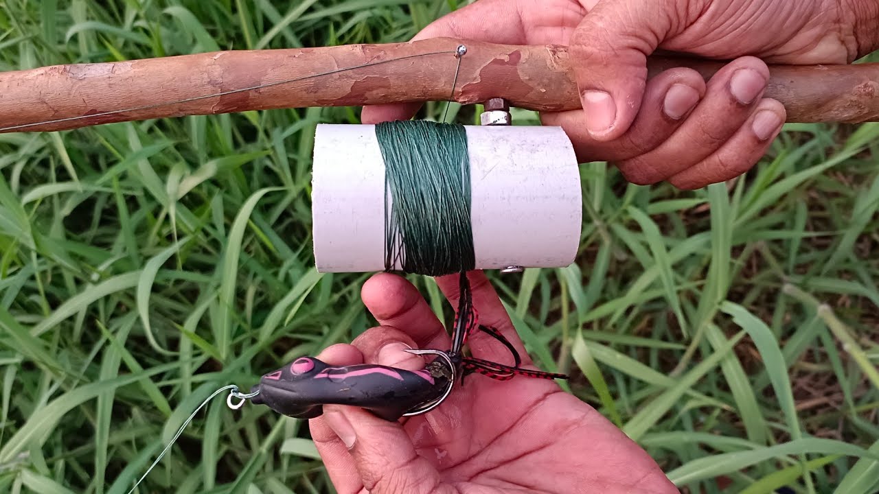 मछली पकड़ने का फिशिंग रॉड घर में कैसे बनाएं | How to Make Fishing Rod #fishing
