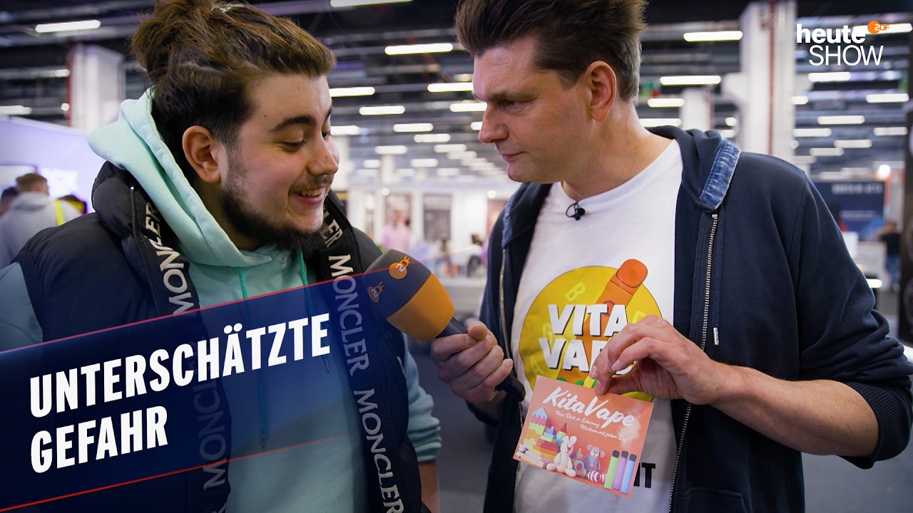 Cool, bunt, harmlos? Warum Vapen nicht weniger gefährlich ist als Rauchen | heute-show spezial