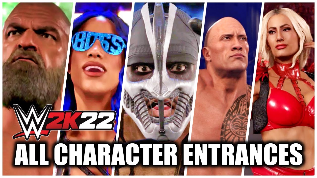 WWE 2K22 All 163 Character Entrances - Full Roster