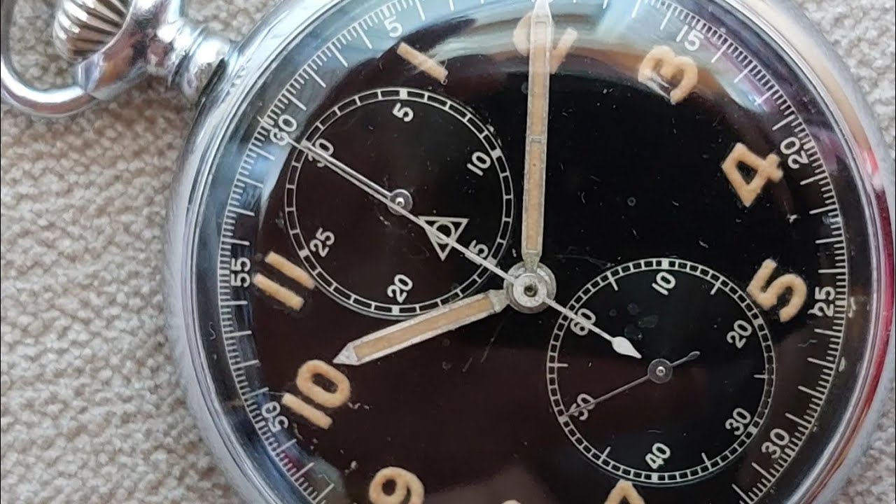 Military chronograph Alpina cal Lemania 1939