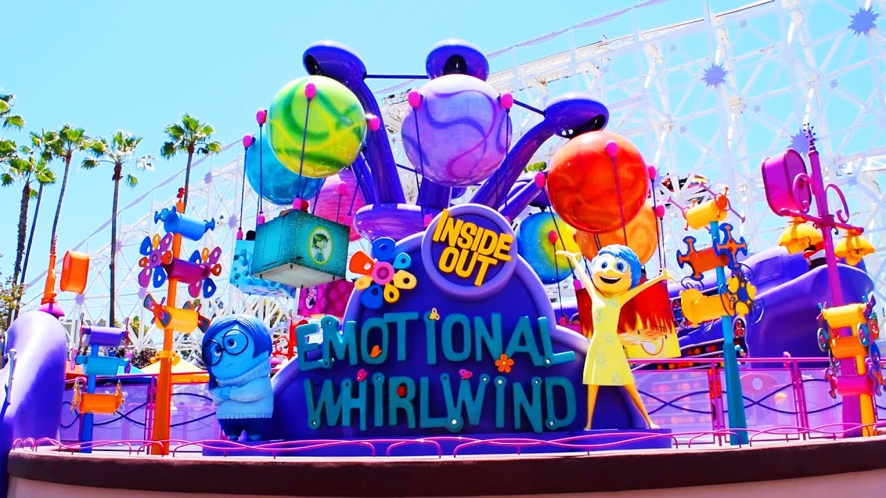 Brand-New Inside Out Emotional Whirlwind at Disney California Adventure