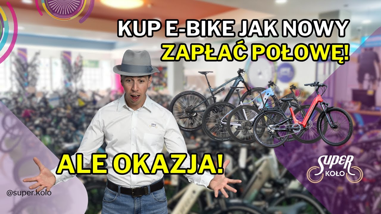 Wyprzedaż rower&oacute;w elektrycznych z naszej wypożyczalni! 🚲 Rower elektryczny za parę tysięcy.