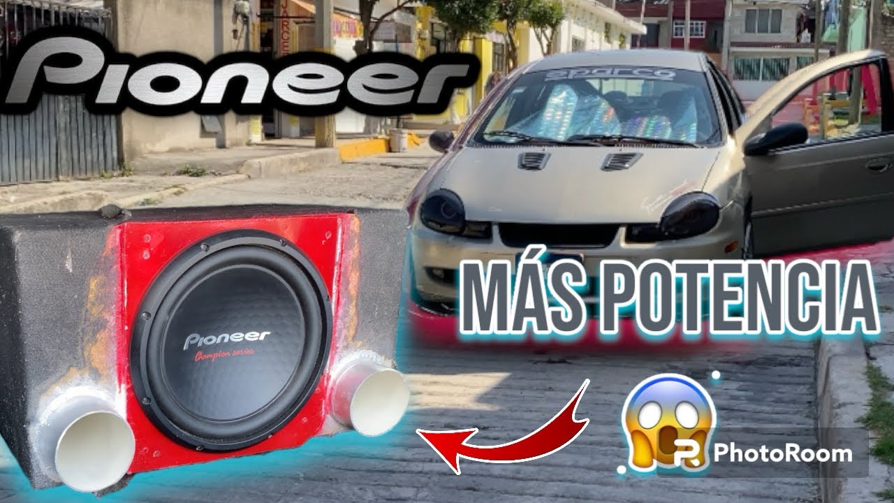 NUEVO CAJÓN PARA EL SUBWOOFER PIONEER , MÁS POTENCIA !