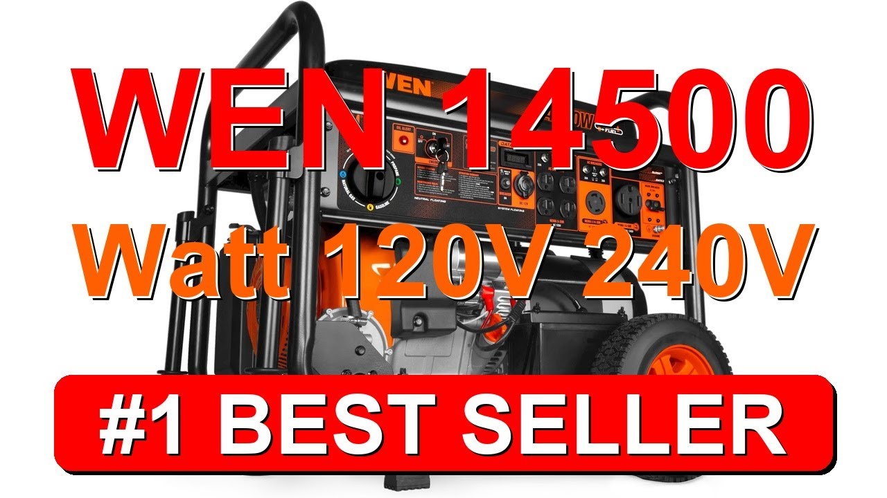 WEN 14 500 Watt 120V 240V Tri Fuel Generator for Gas Propane and Natural Gas - B0DYG2LJQ4
