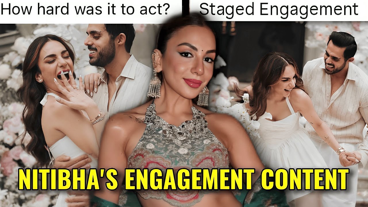 NITIBHA KAUL'S STAGED ENGAGEMENT: INFLUENCERS RECORDING EVERYTHING FOR CONTENT