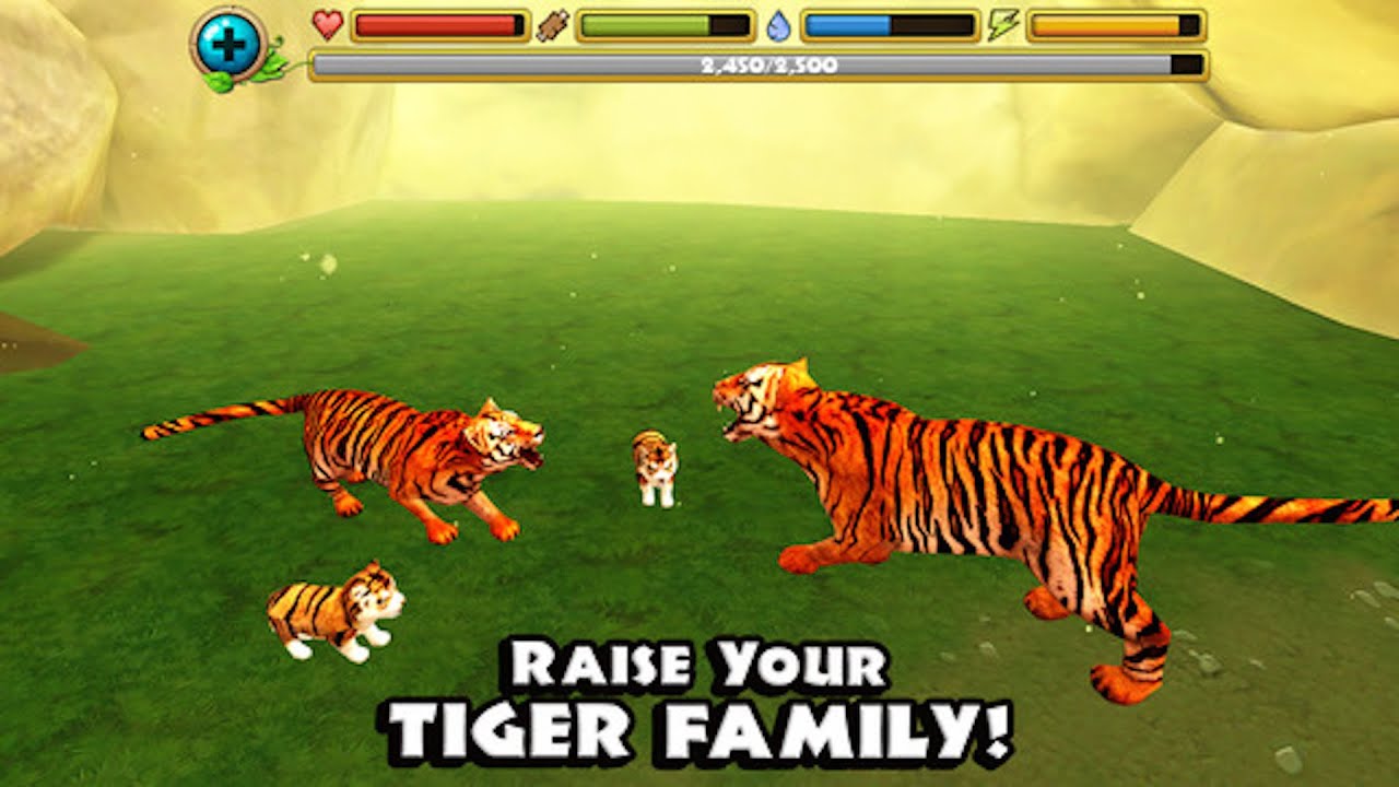 Tiger Simulator - By Gluten Free Games  - Compatible with iPhone, iPad, and iPod touch.