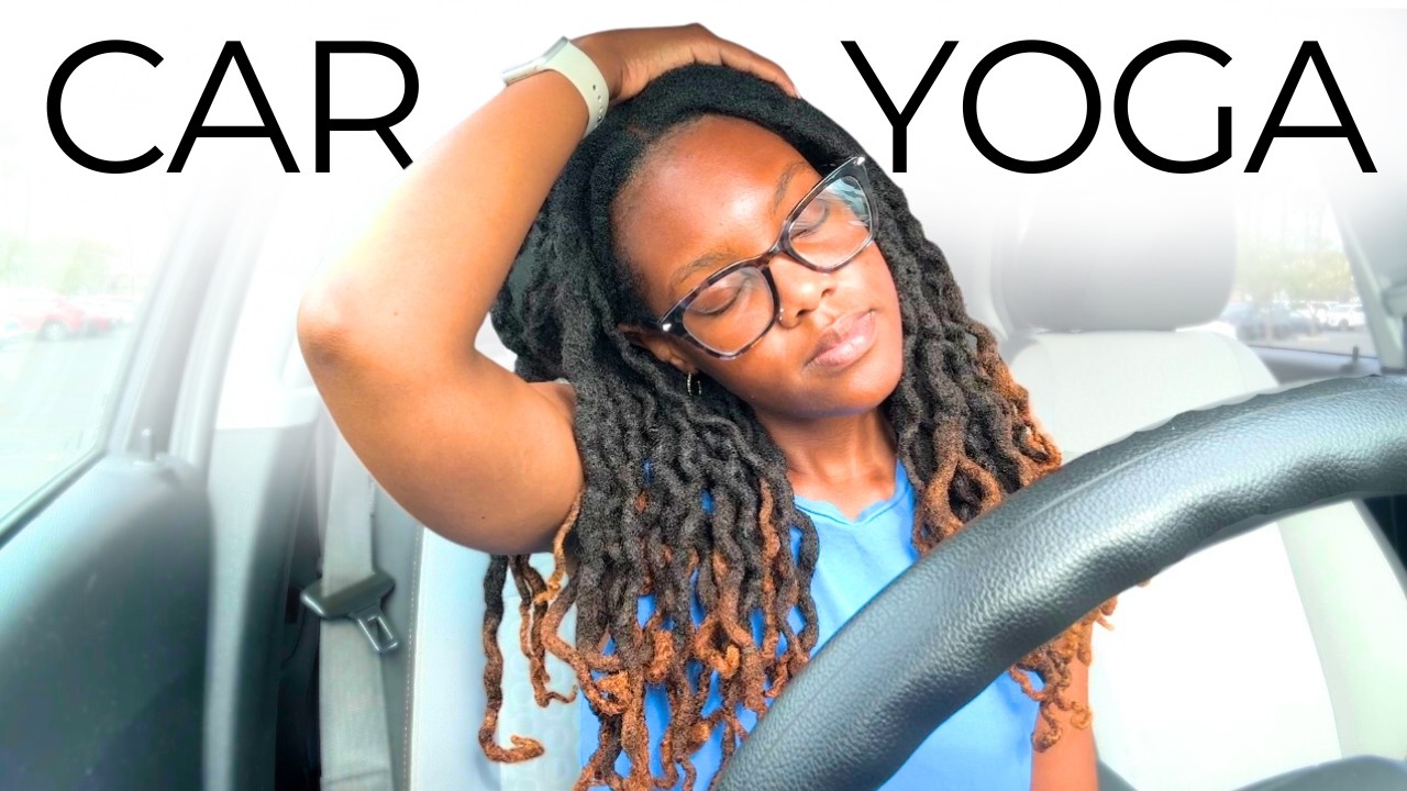 3 Min Morning R&B Car Yoga for a GREAT DAY!