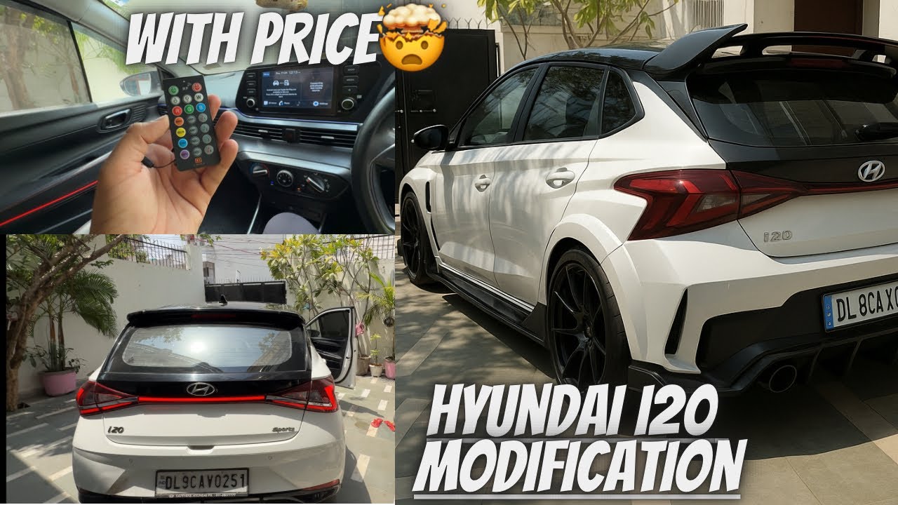 Hyundai i20 Modifications with Price ₹ | Best & Value for Money Upgrades! 🚗✨😱