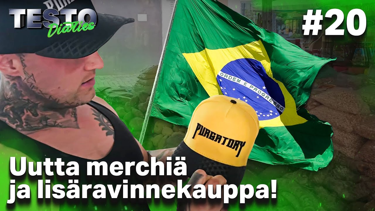Arkea Brasiliassa & Selkätreeni | Testodiaries 3.20