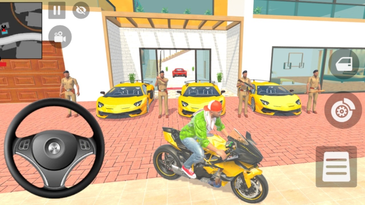 Franklin Order by Lamborghini Car and Ninja H2R Bike in Indian 🇮🇳 Bike Theft Auto Simulator🎮