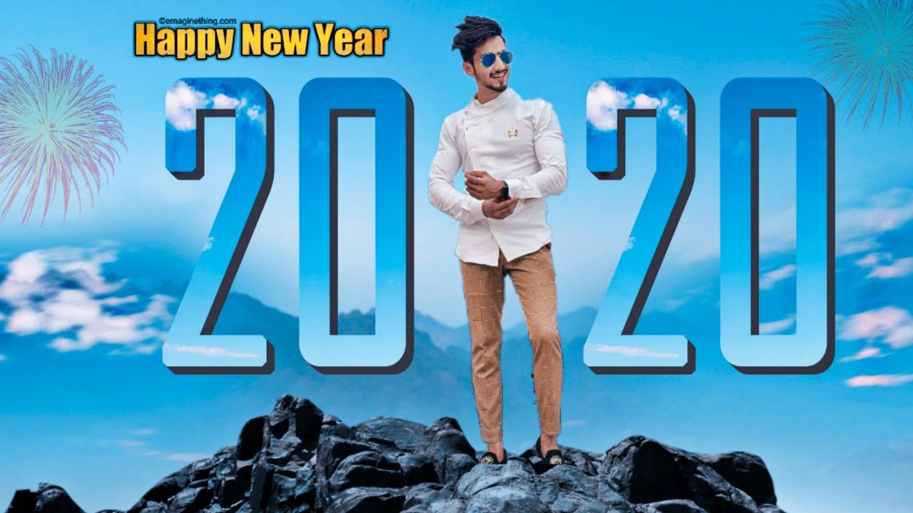 PicsArt Happy New year 2020 Editing tutorial 2020 ,, Faisu editing 2020 ,,  Faisu editing video,