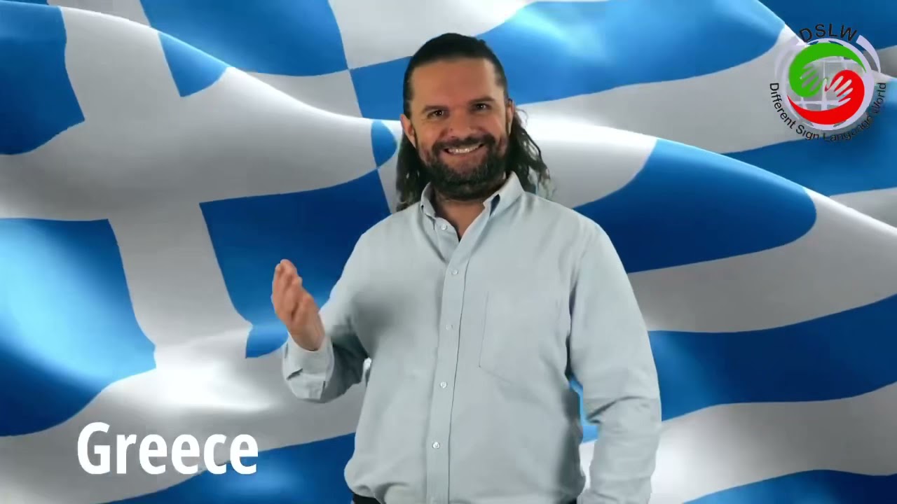 Sign language Greece